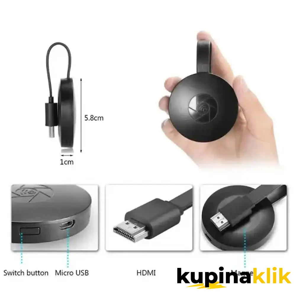 Google Chromecast TV box uređaj za strimovanje povezivanje sa telefonom