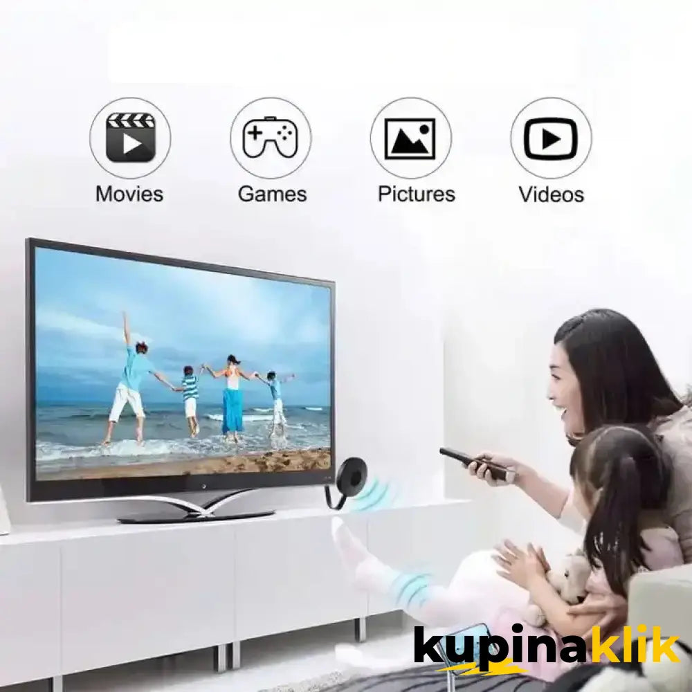 Google Chromecast TV box uređaj za strimovanje povezivanje sa telefonom