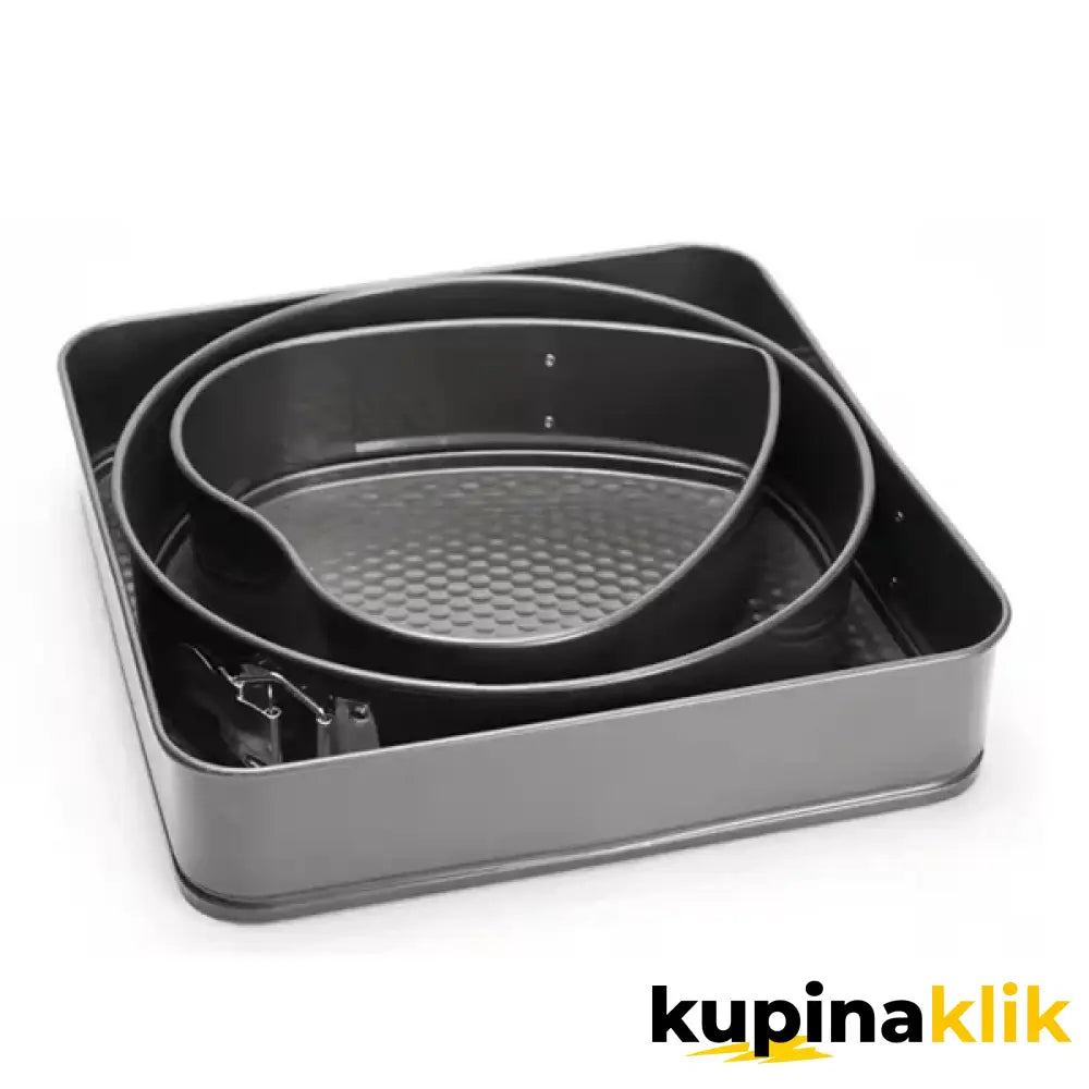 Kalupi za tortu i kolače - set 3u1