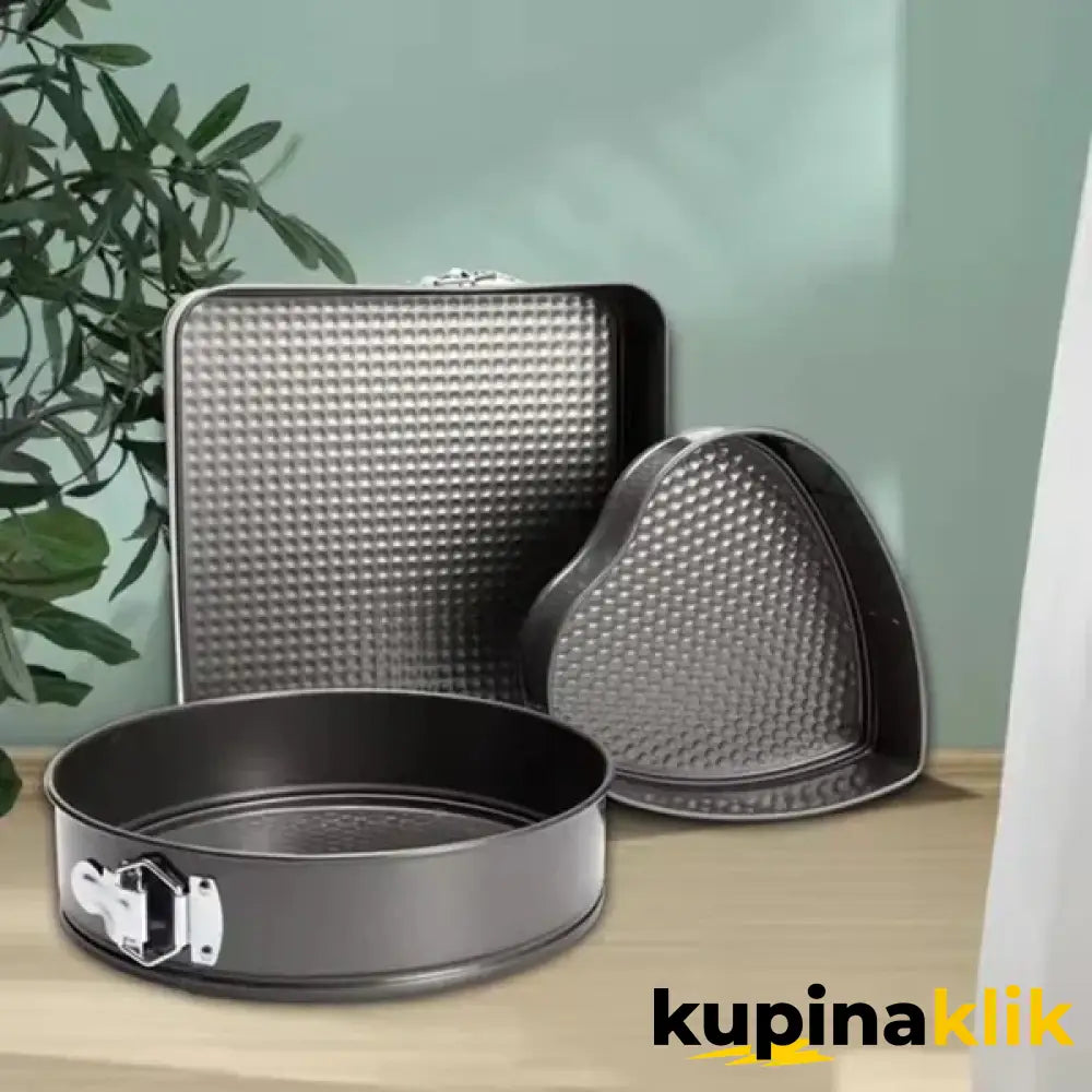 Kalupi za tortu i kolače - set 3u1