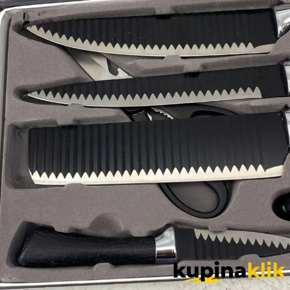 KUNZHISHENG Set Kuhinjskih Noževa (6 Delova)