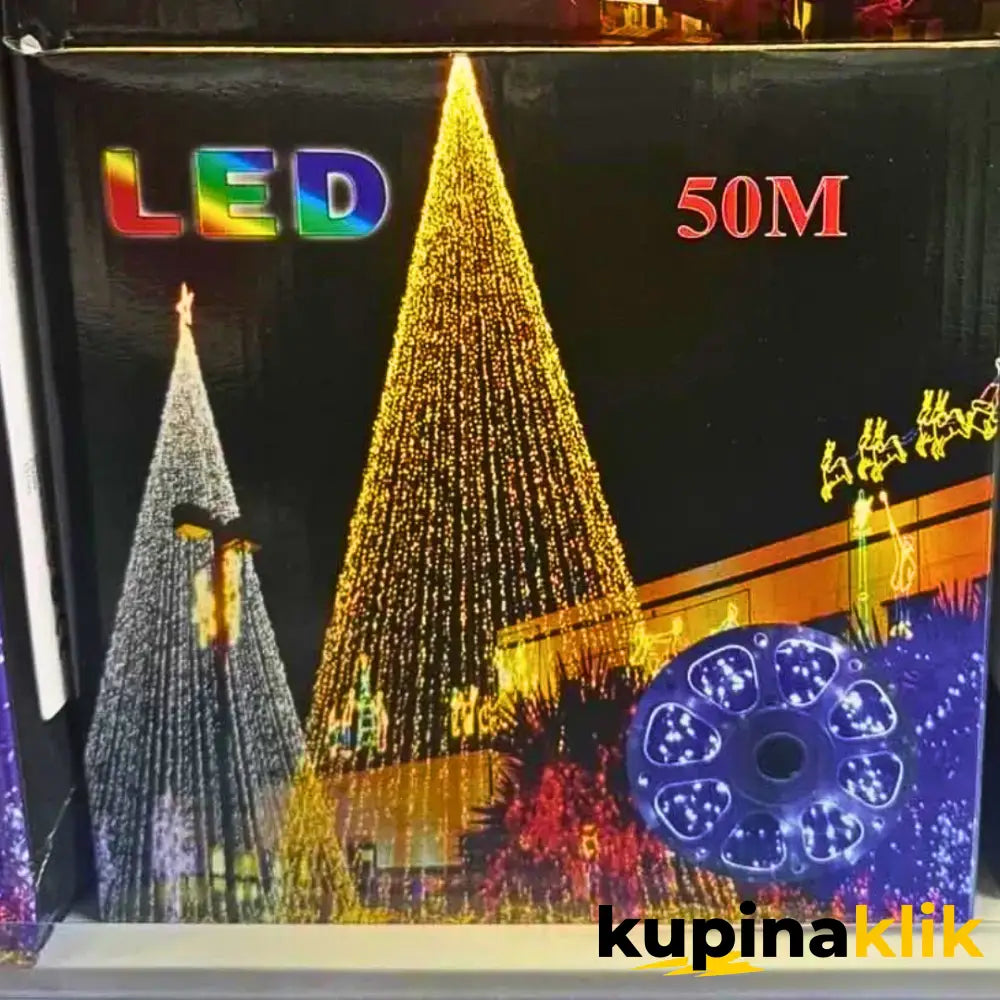 LED Svetleća Traka 50M / 100M – Fleksibilna Praznična Dekoracija ✨