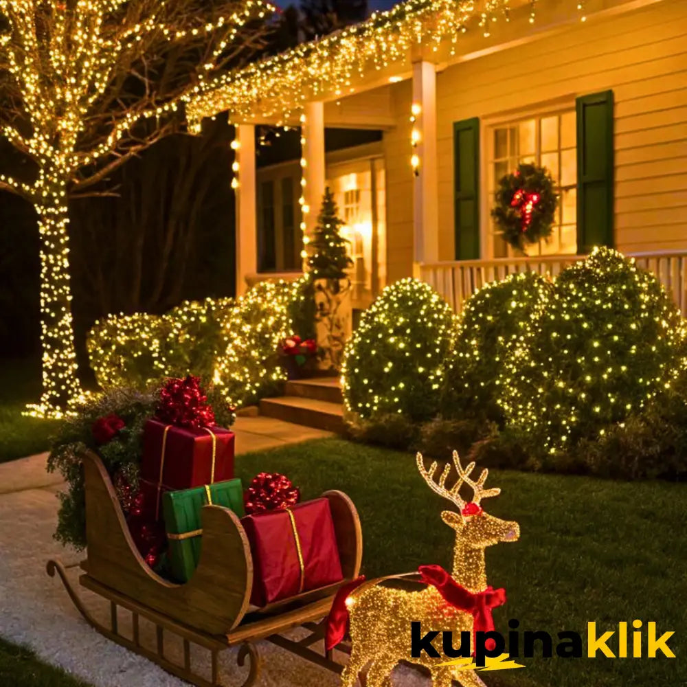 LED Svetleća Traka 50M / 100M – Fleksibilna Praznična Dekoracija ✨