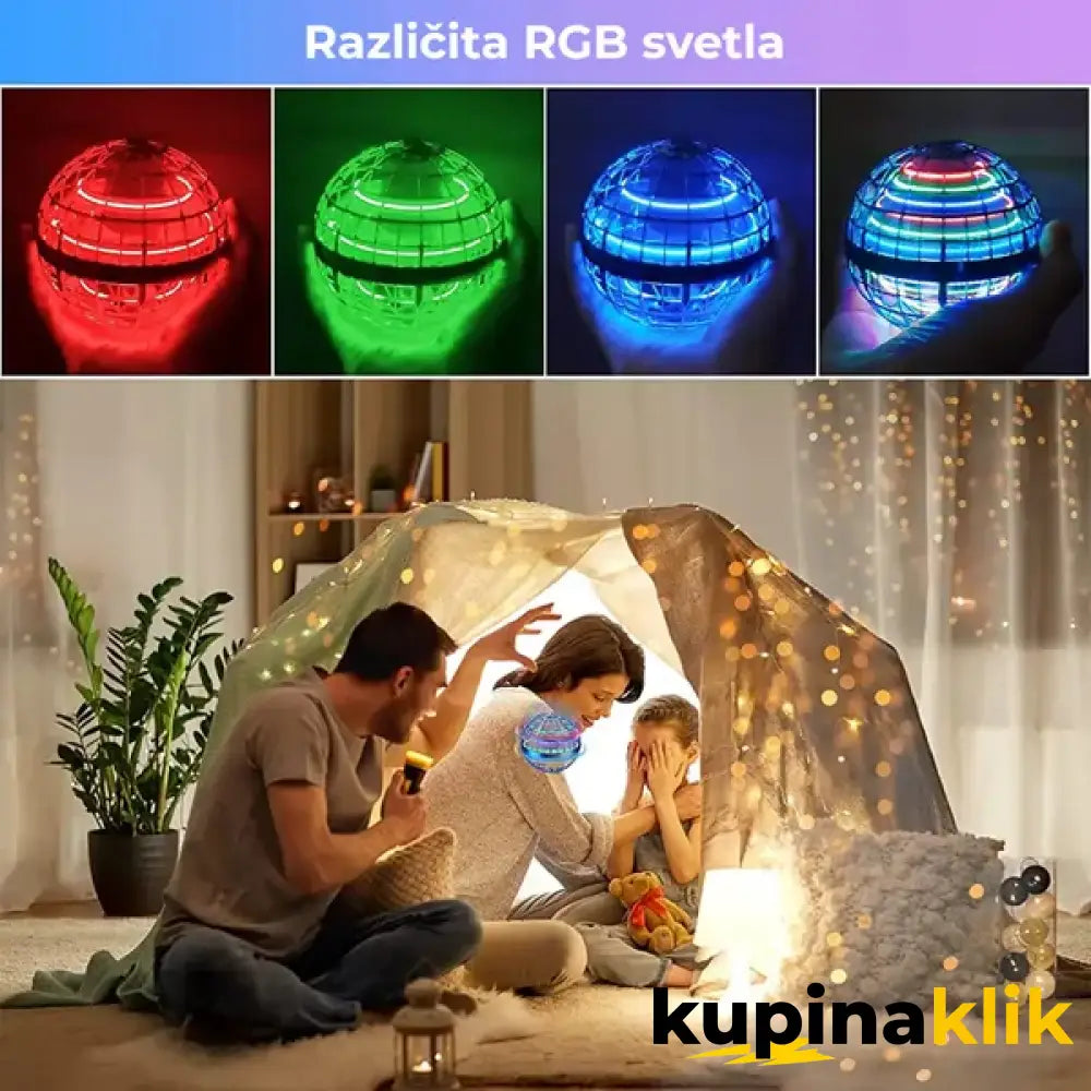 Leteći Spiner - Leteća bumerang lopta koja svetli