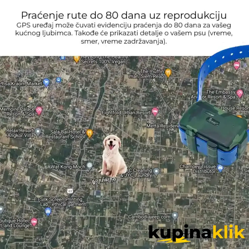 Lokator za lovačke pse - Tracker za pse IK122T 4G GPS