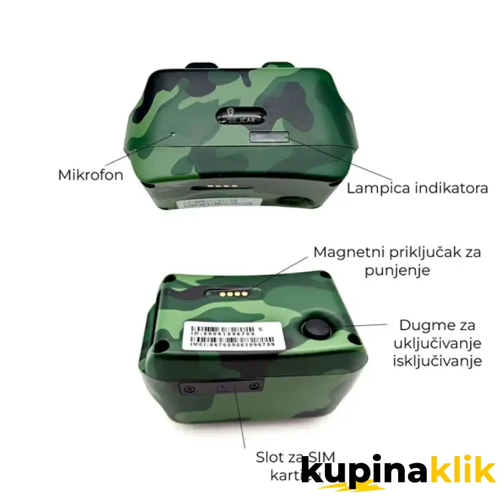 Lokator za lovačke pse - Tracker za pse IK122T 4G GPS