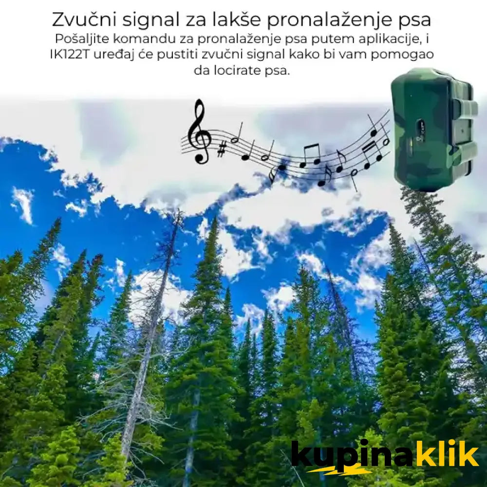 Lokator za lovačke pse - Tracker za pse IK122T 4G GPS