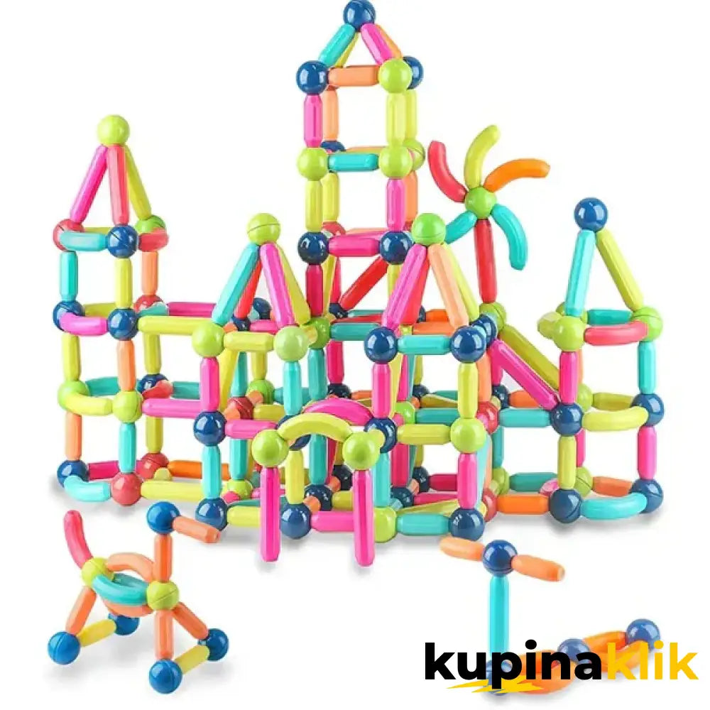 Magnetni set štapića i kugli