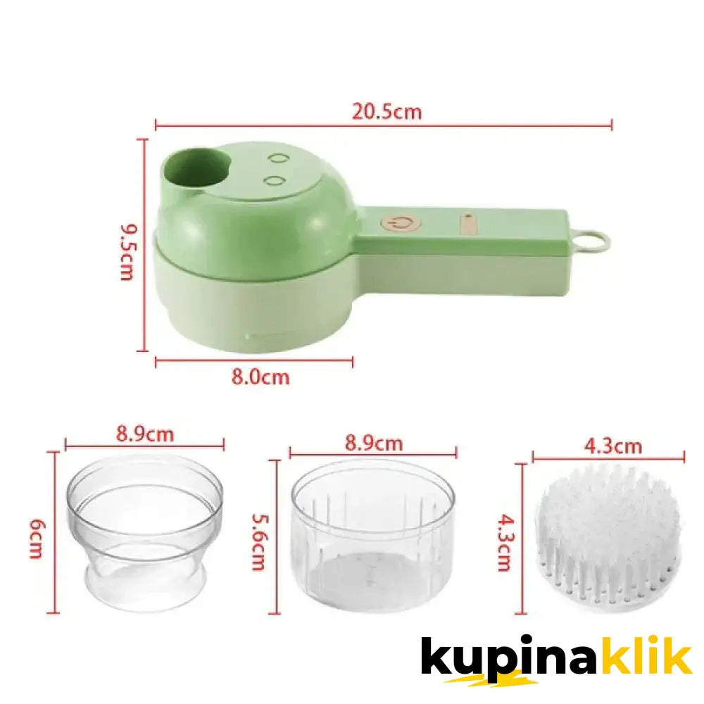 Moćni električni secko - Prenosivi secko 4u1