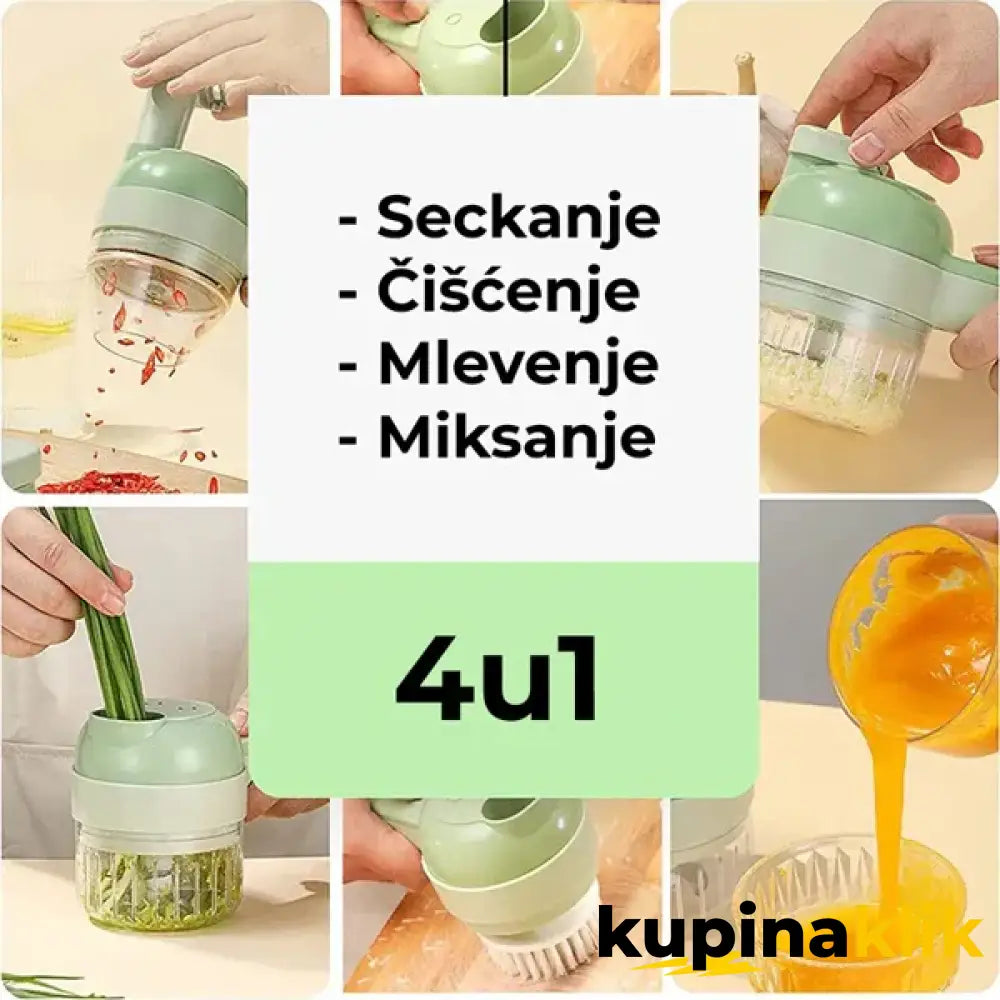 Moćni električni secko - Prenosivi secko 4u1