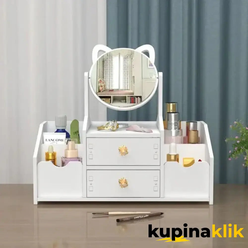 Organizer šminke sa ogledalom - Organizator kozmetike Model 2