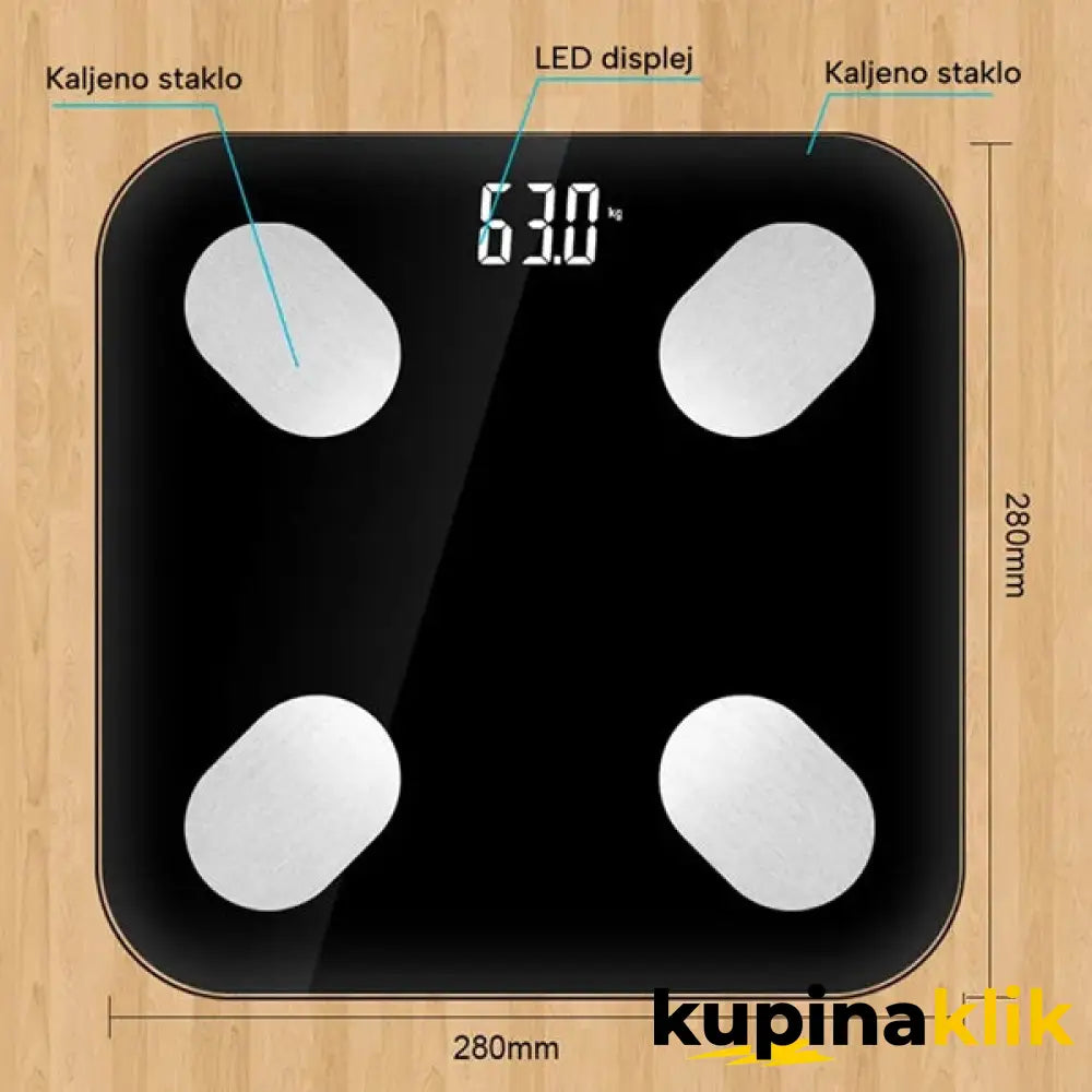 Pametna Bluetooth digitalna vaga - Digitalna vaga sa 17 funkcija