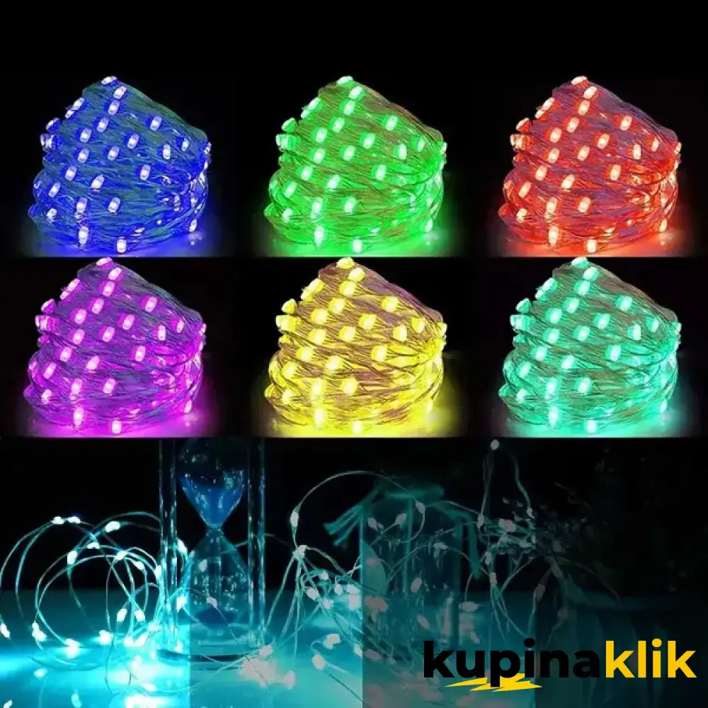 Pametne LED Bluetooth sijalice za jelku 10m