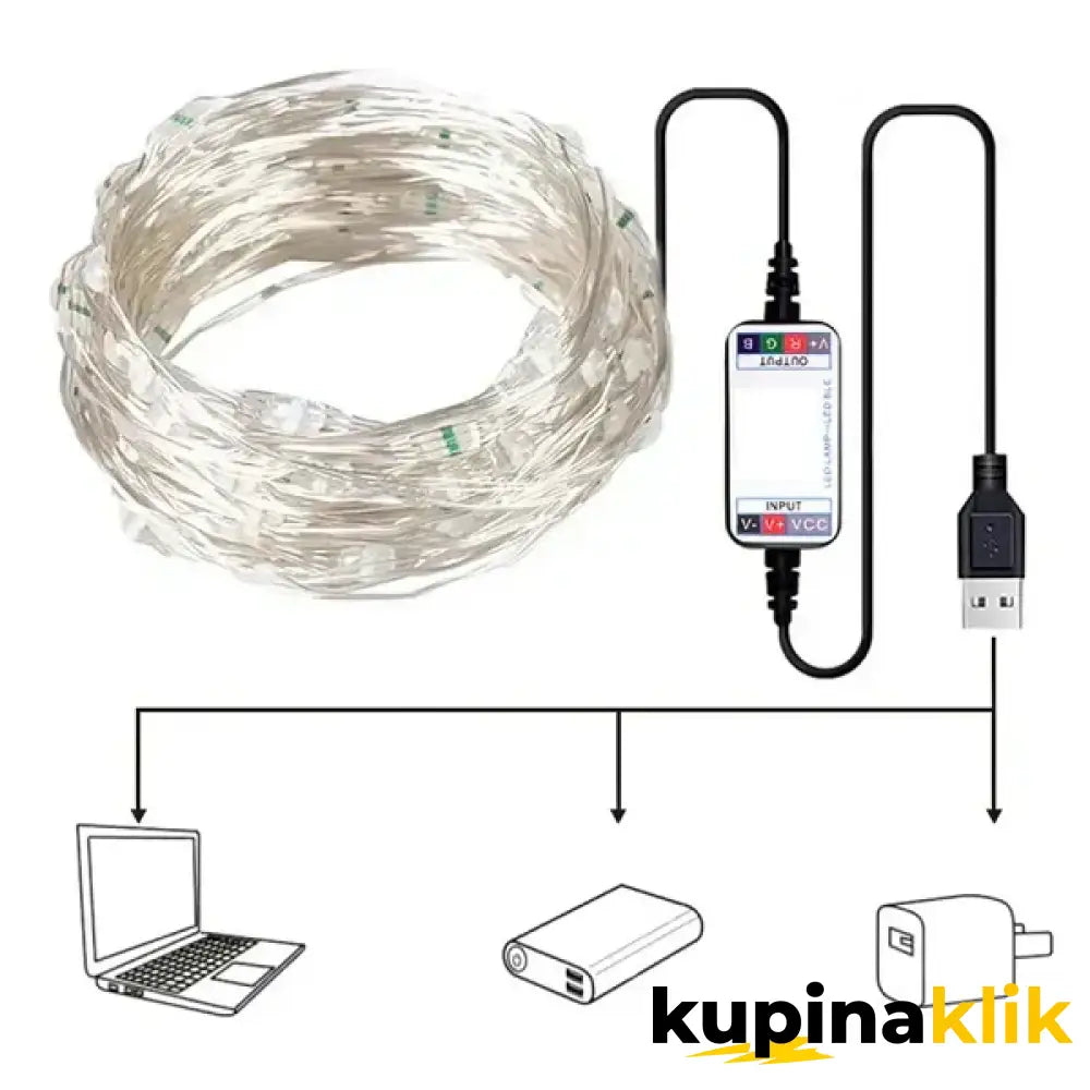 Pametne LED Bluetooth sijalice za jelku 10m