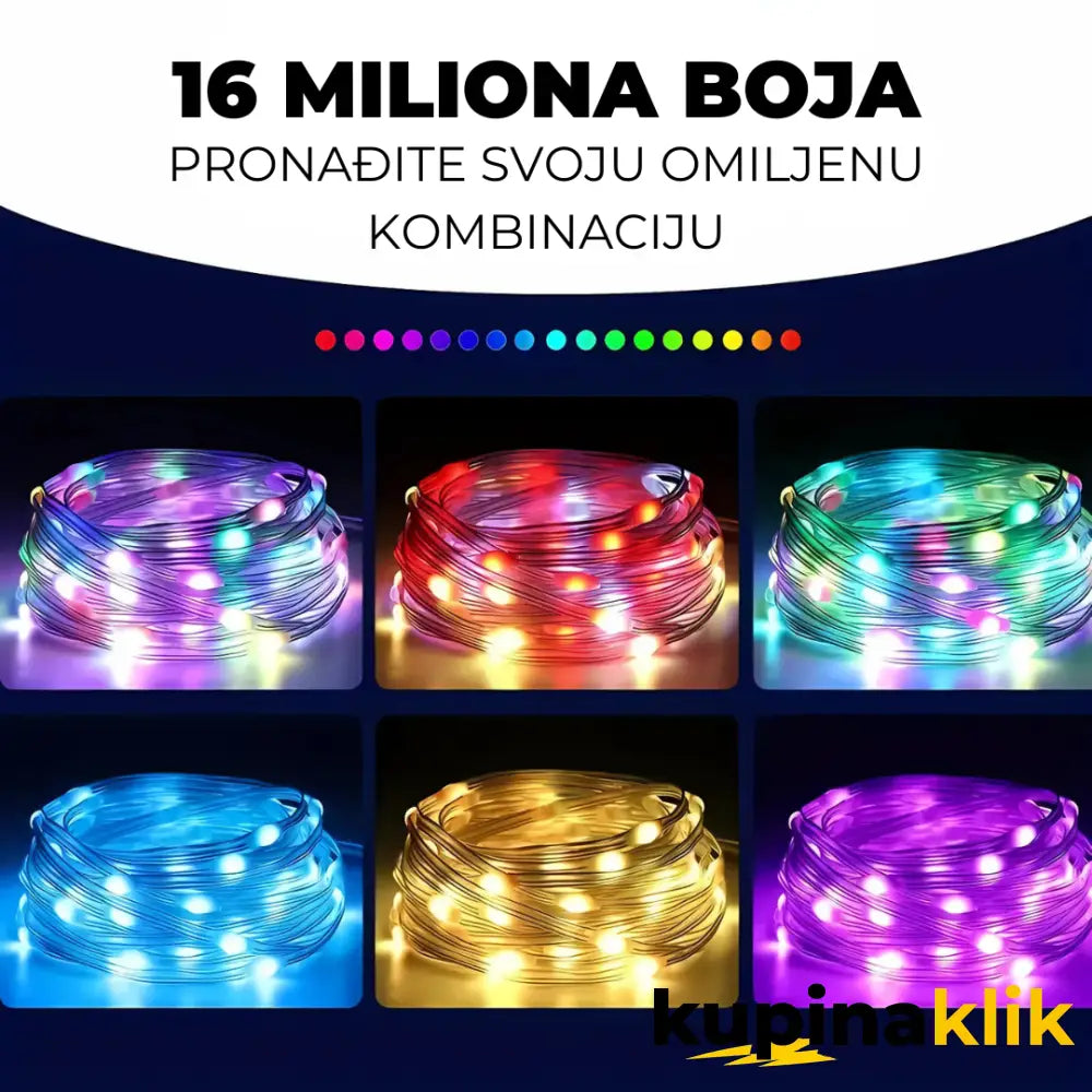 Pametne LED Blutut sijalice 10m