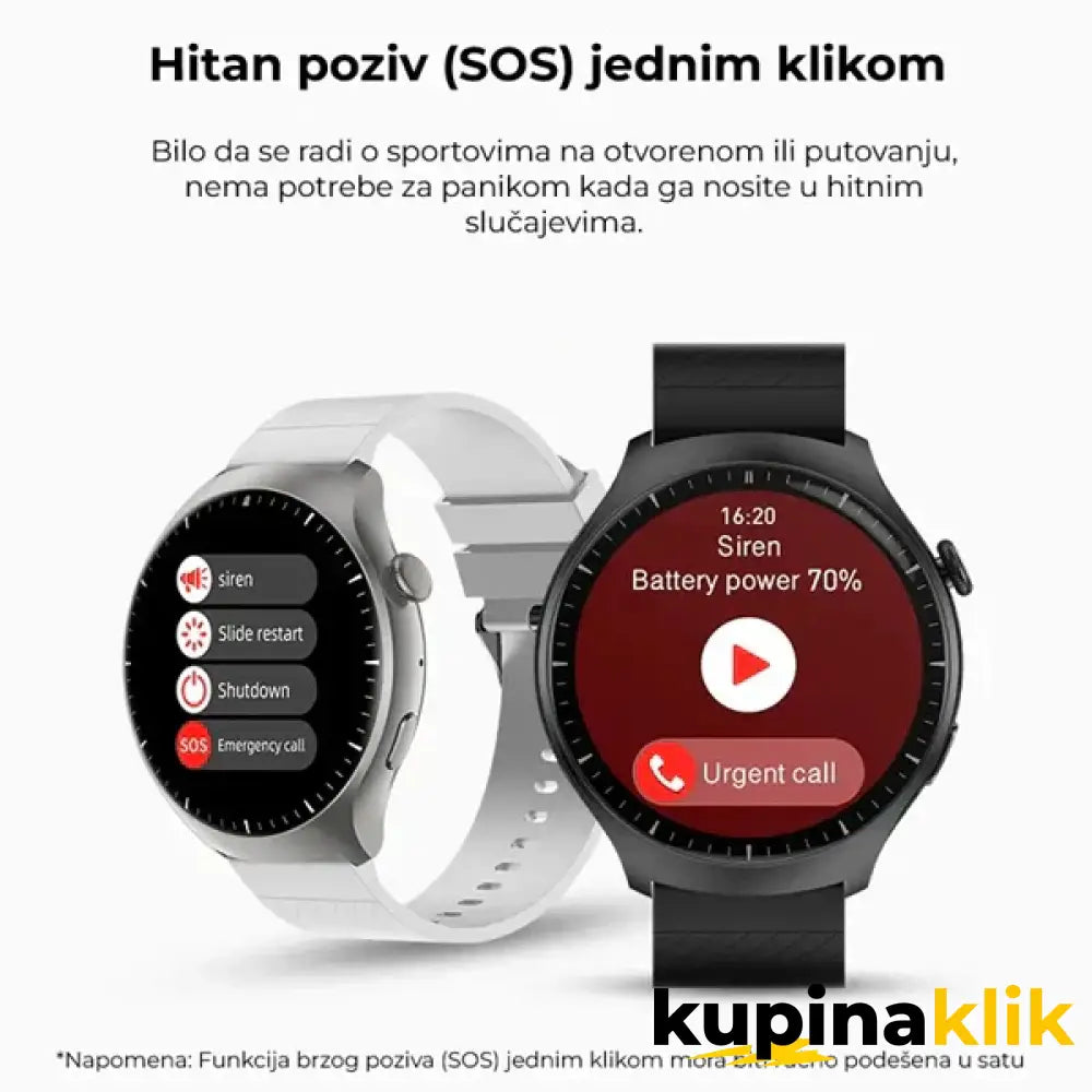 Pametni sat HOWEAR 4 Pro Crni