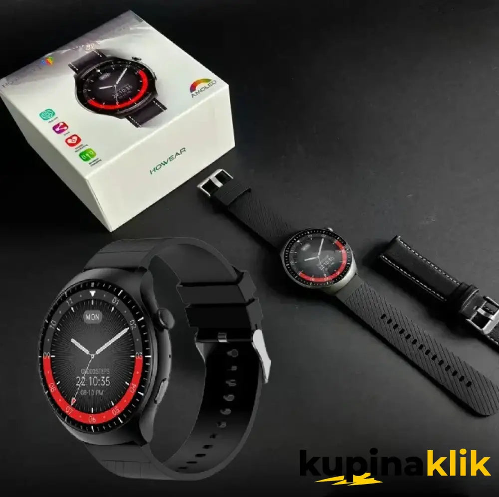 Pametni sat HOWEAR 4 Pro Crni