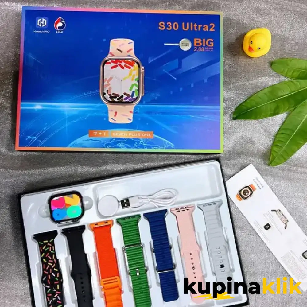 Pametni sat S30 Ultra sa 7 narukvica