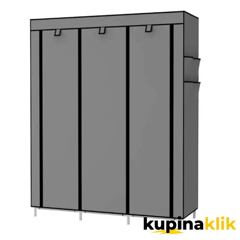Platneni ormar za garderobu 130x45x175 cm