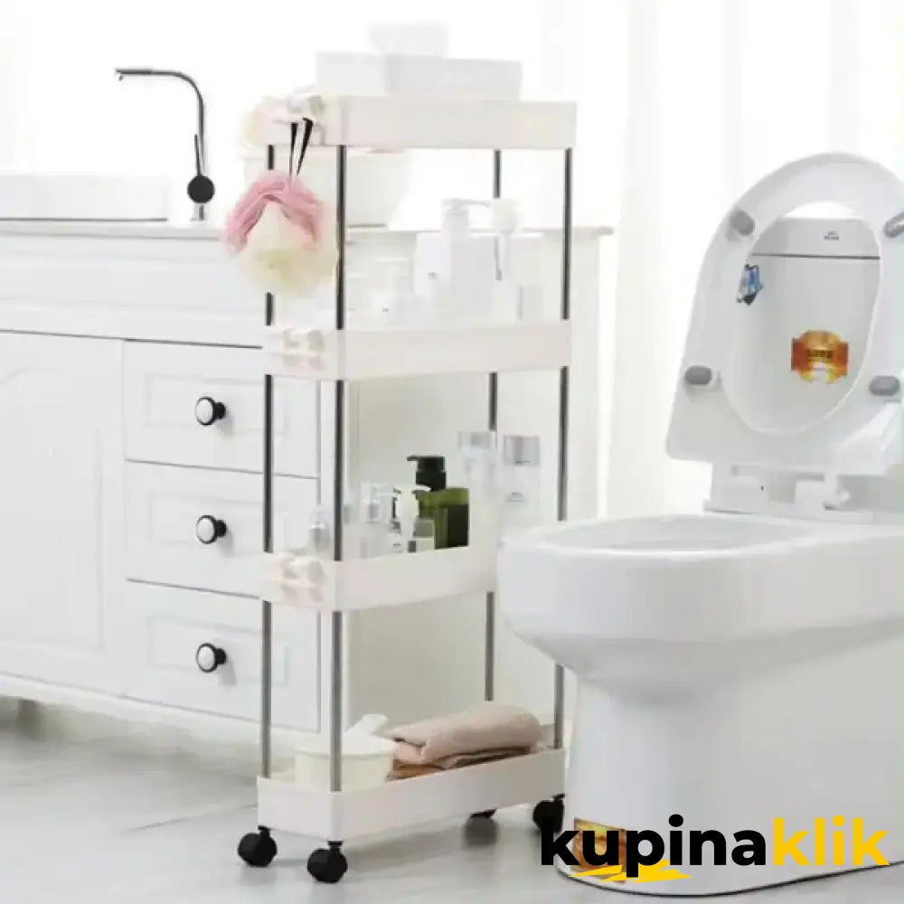 Police sa točkićima za uzani prostor