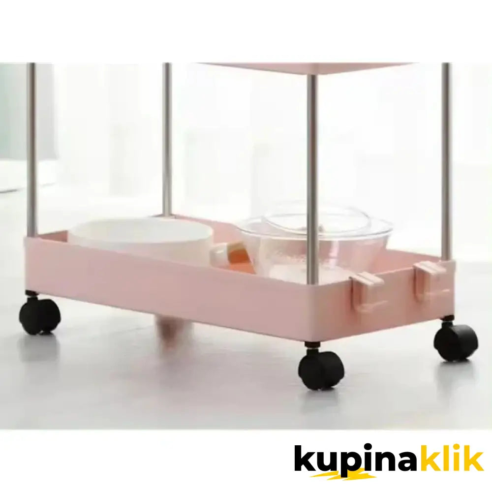 Police sa točkićima za uzani prostor