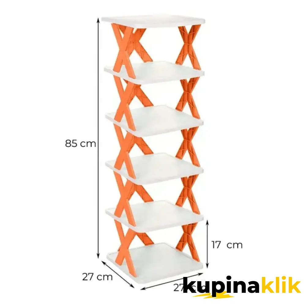 Prenosivi sklopivi cipelarnik (6 polica) - Sklopiva polica za obuću