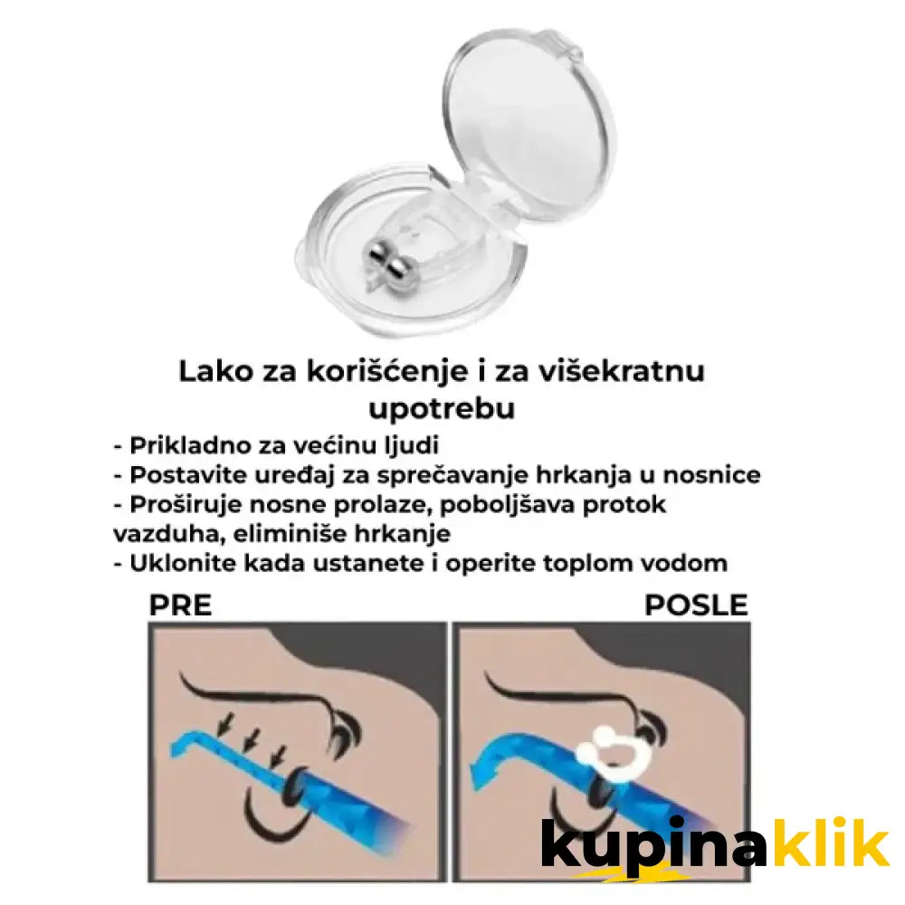 Prsten protiv hrkanja - Set 2 kom.