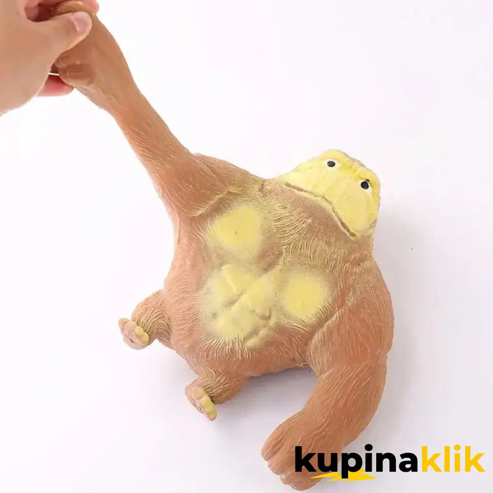 Rastegljiva gorila igračka za decu - paket 4 gorile