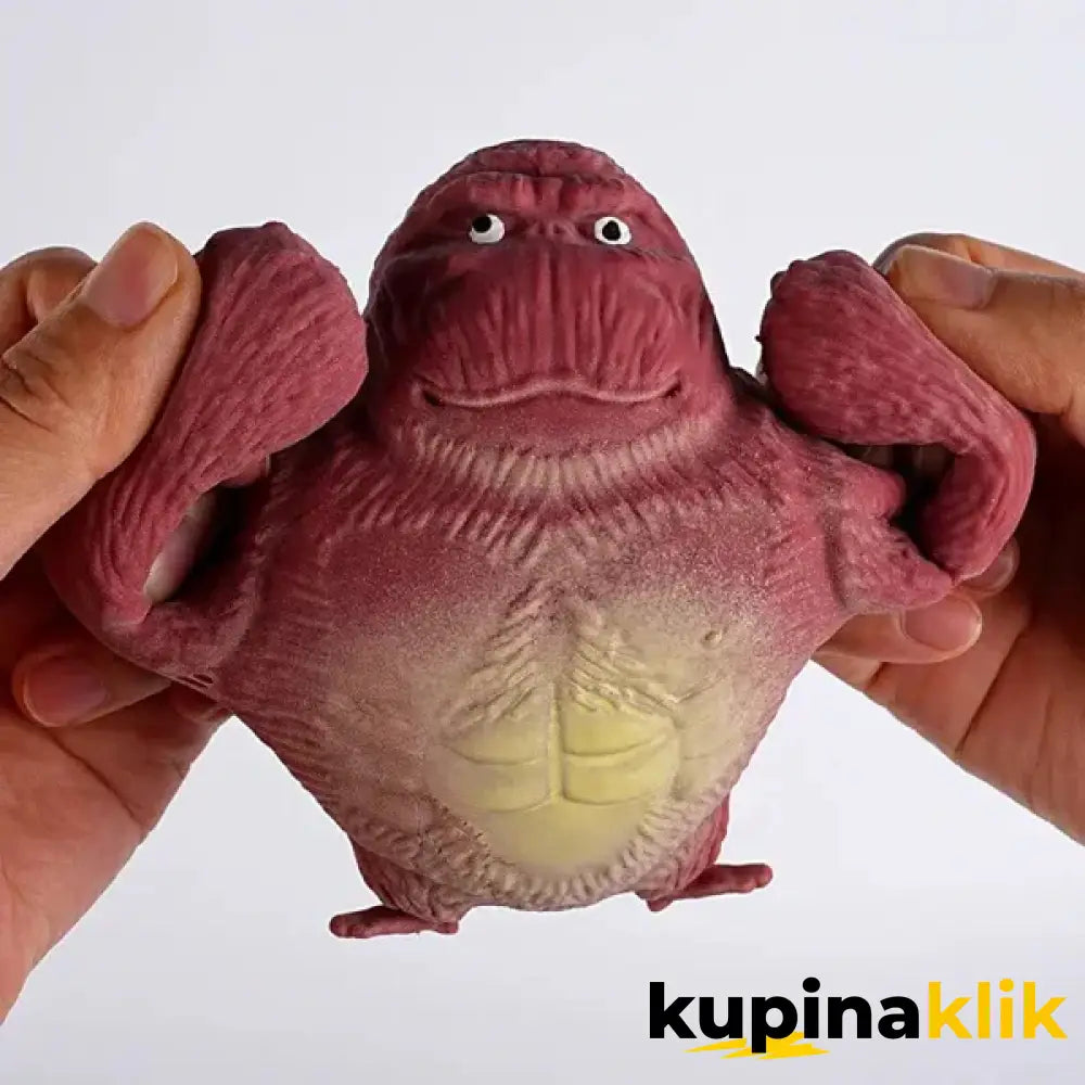 Rastegljiva gorila igračka za decu - paket 4 gorile