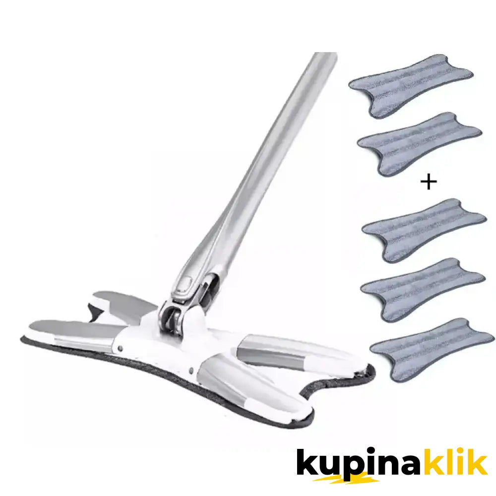 Rotirajući džoger spin mop - X mop za čišćenje podova 3 krpe