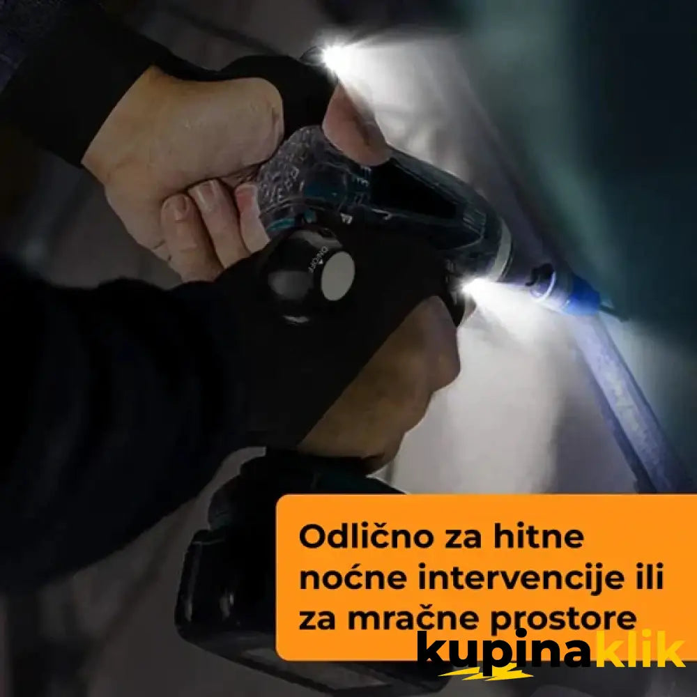 Rukavica za rad sa LED svetlom