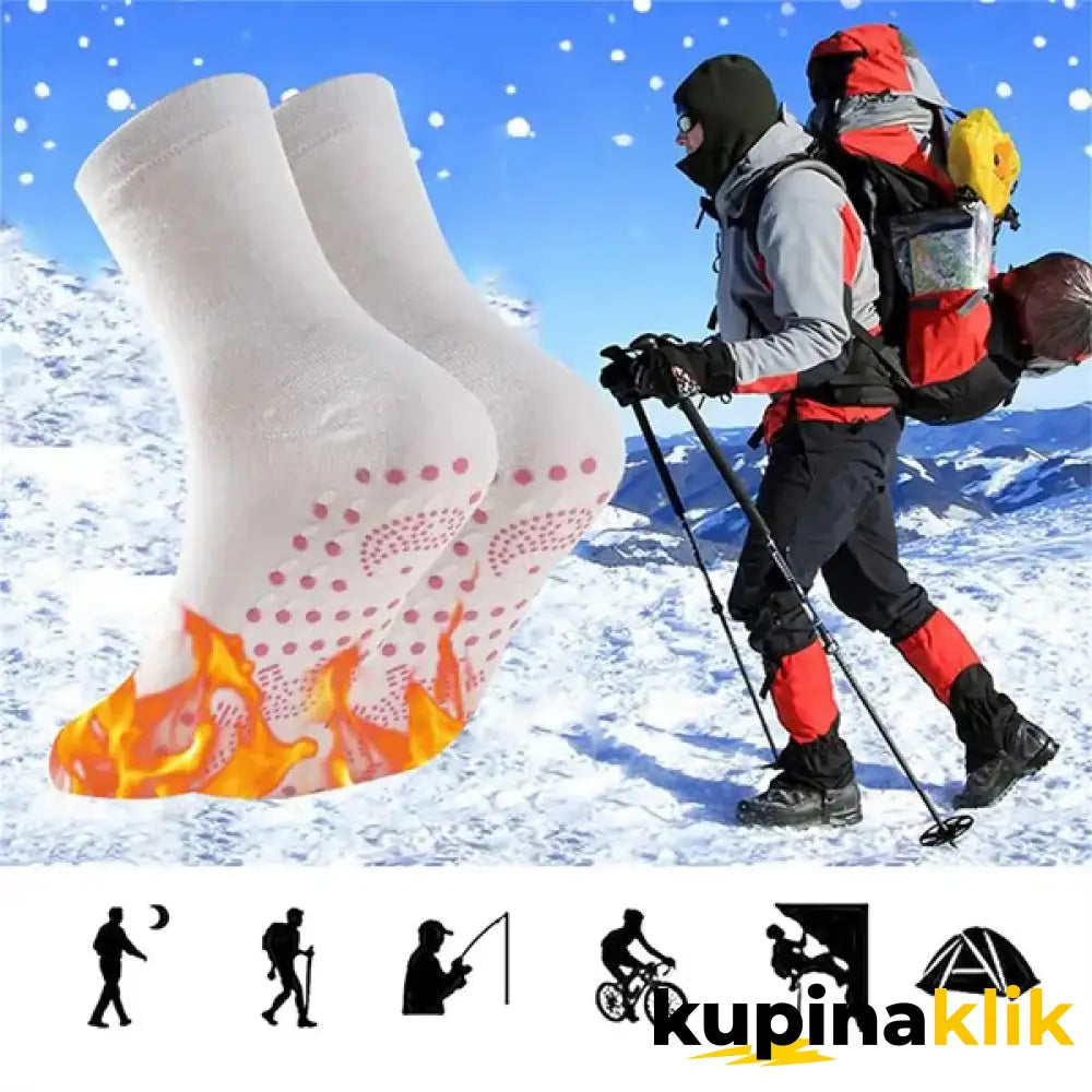 Samogrejuće neklizajuće čarape - Čarape za zimu koje se ne klizaju