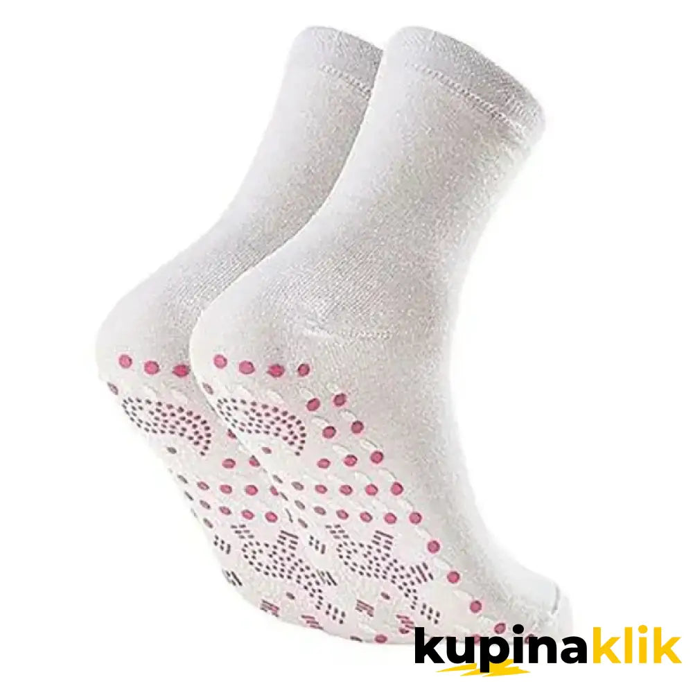 Samogrejuće neklizajuće čarape - Čarape za zimu koje se ne klizaju Bela
