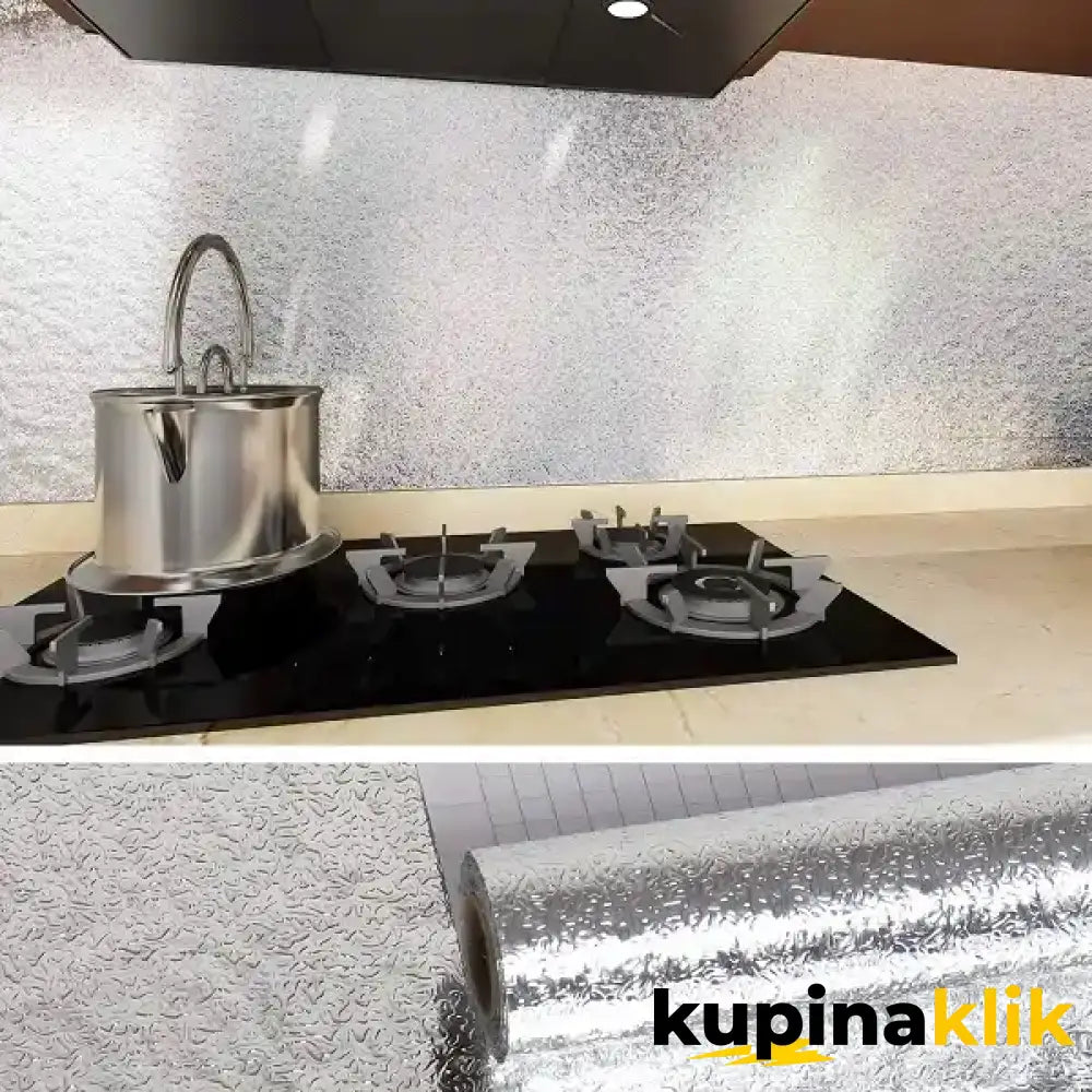 Samolepljiva alufolija za kuhinju 5m x 60cm