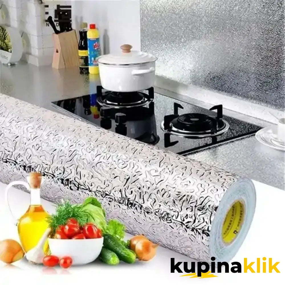 Samolepljiva alufolija za kuhinju 5m x 60cm