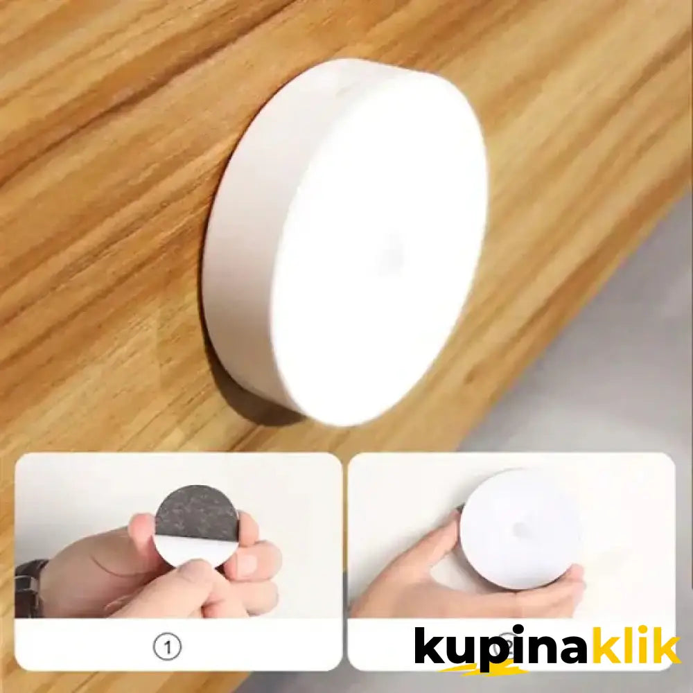 Samolepljivo LED svetlo sa senzorom pokreta bez struje i baterija