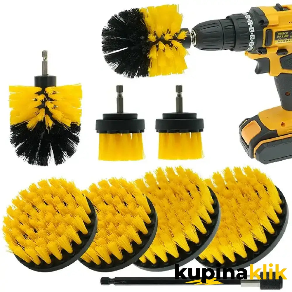 Set nastavaka za bušilicu 12u1 – Četke za pranje i poliranje