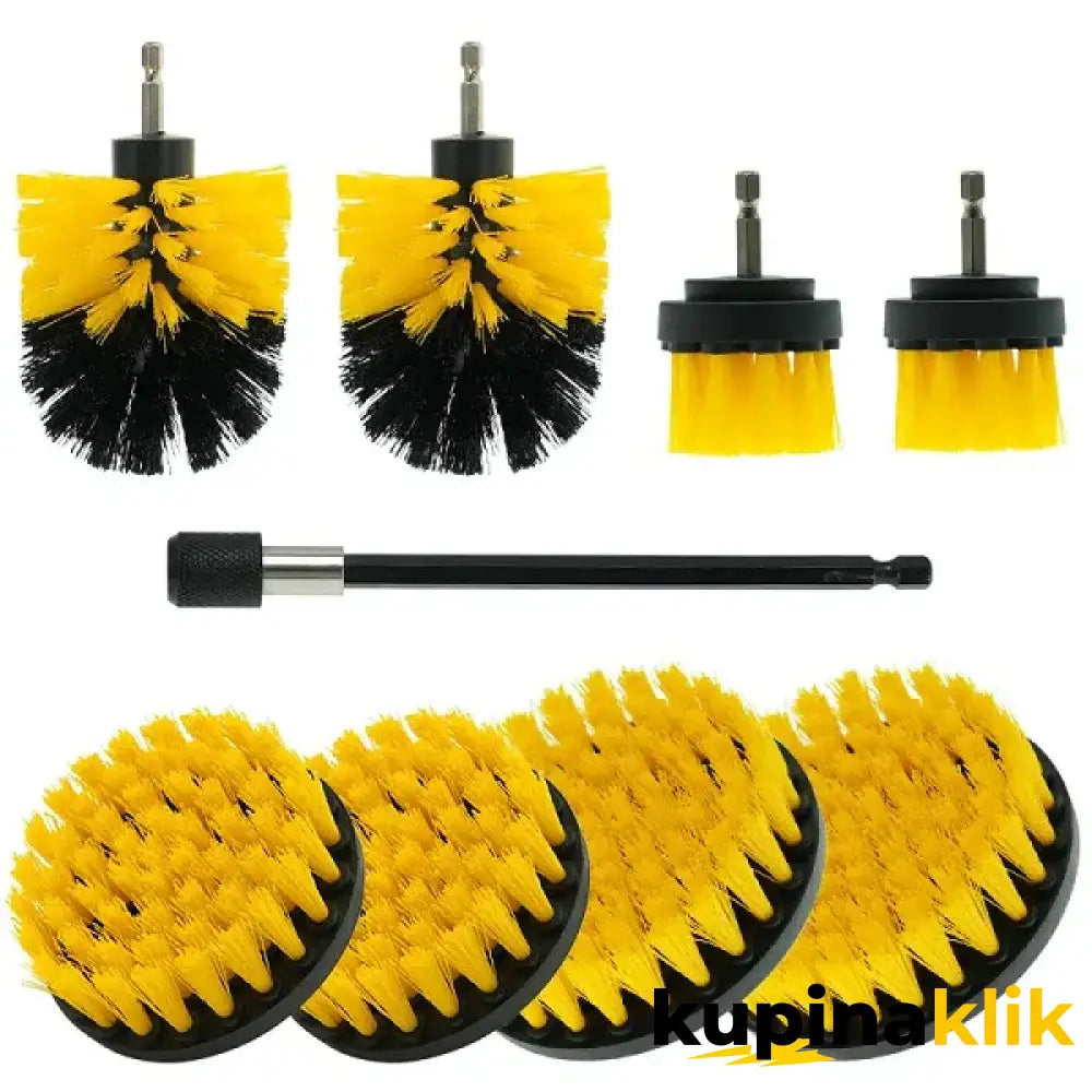 Set nastavaka za bušilicu 12u1 – Četke za pranje i poliranje
