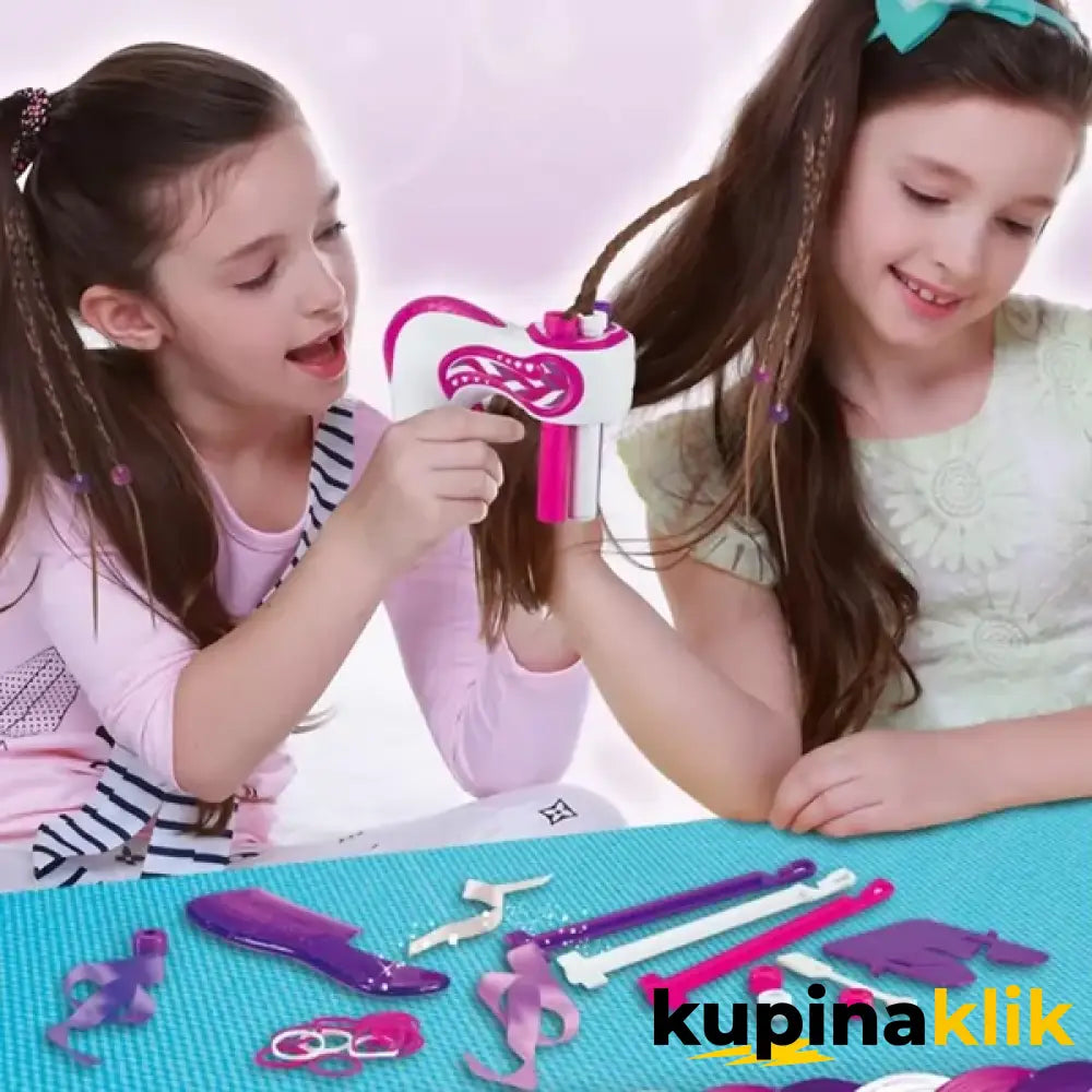 Set za pravljenje pletenica i kikica