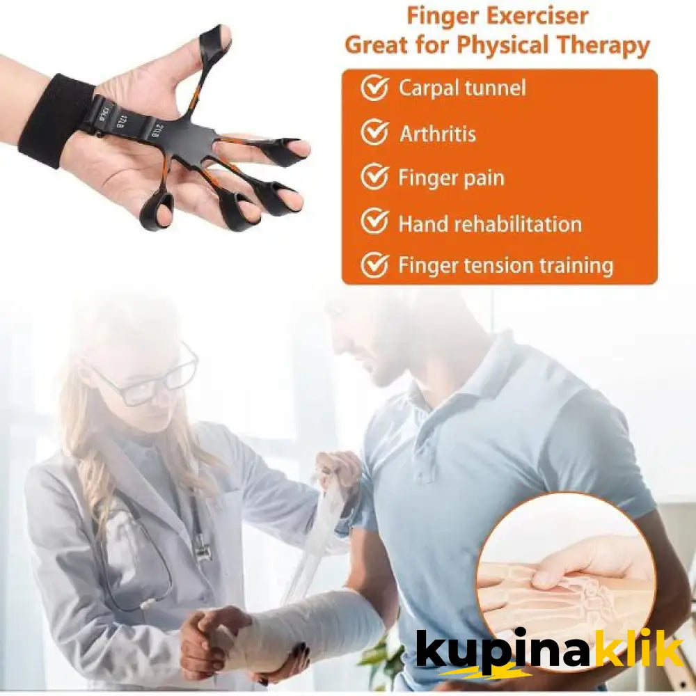 Silikonski Trenažer za Prste