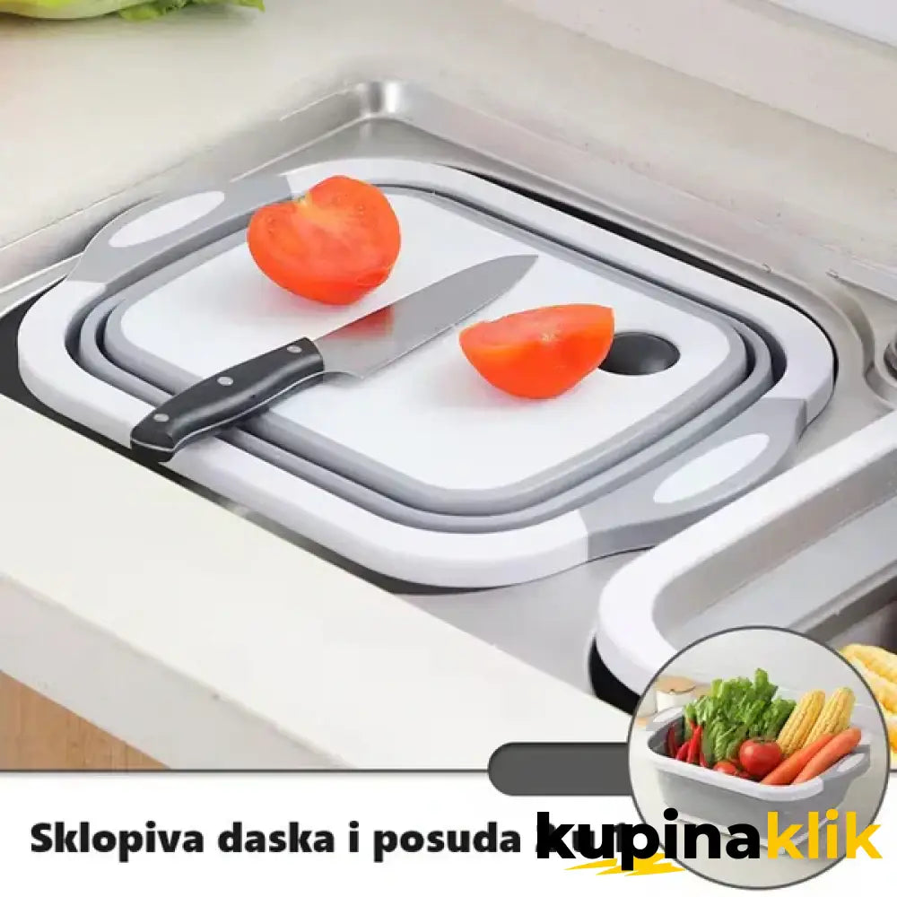 Sklopiva daska i posuda 2 u 1