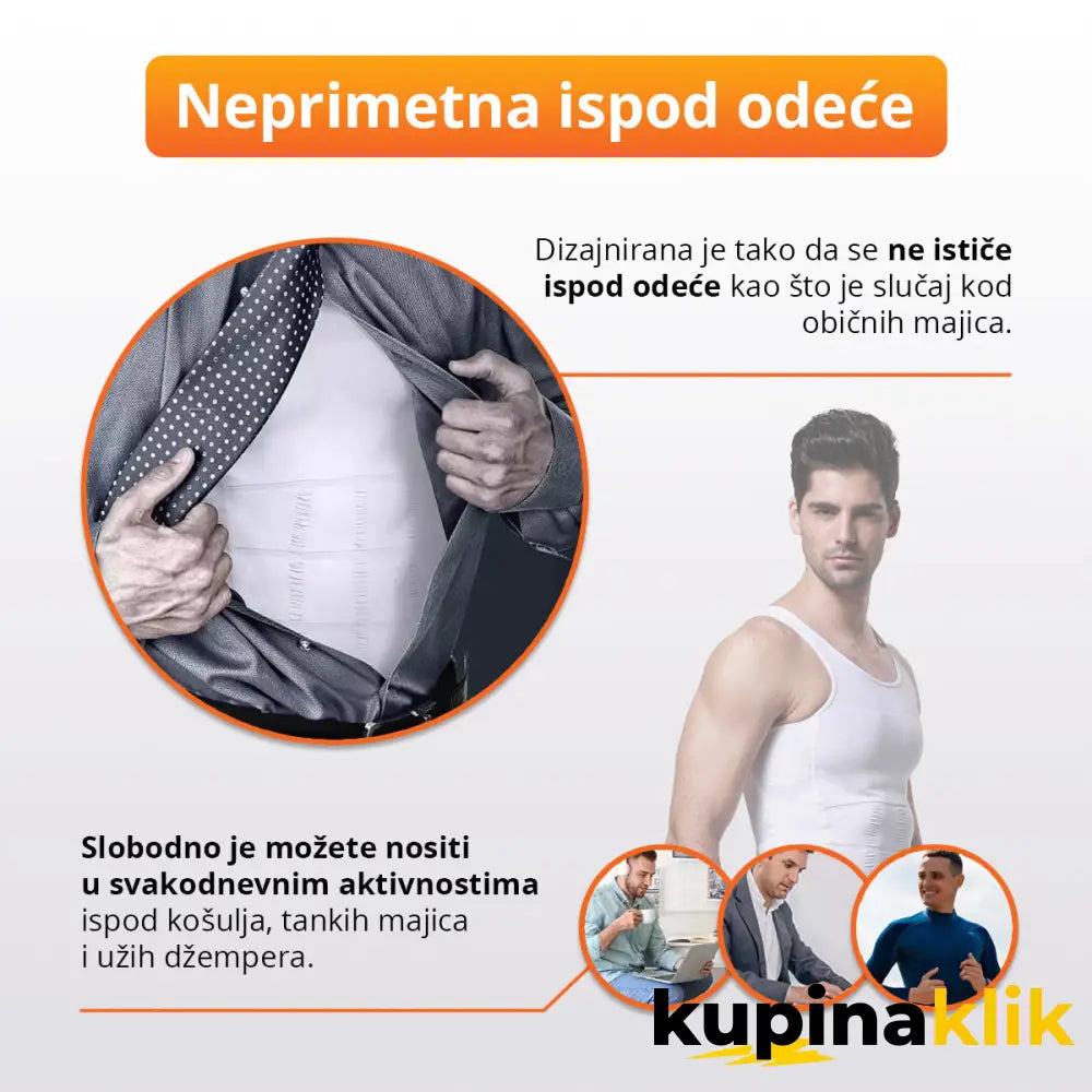 SlimShirt - Kompresivna majica za savršen struk