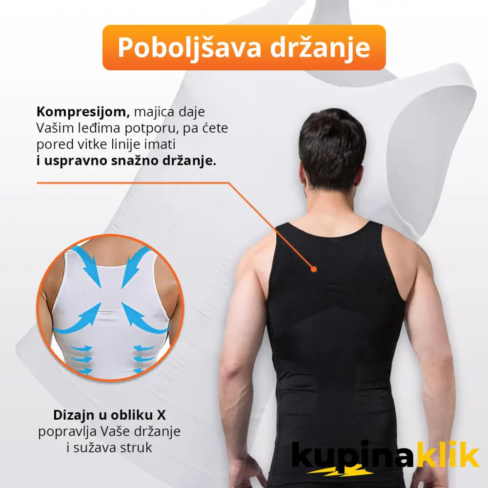 SlimShirt - Kompresivna majica za savršen struk