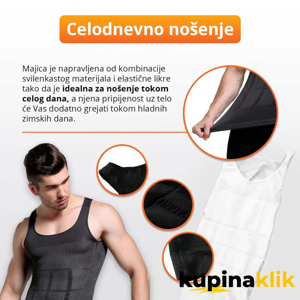 SlimShirt - Kompresivna majica za savršen struk