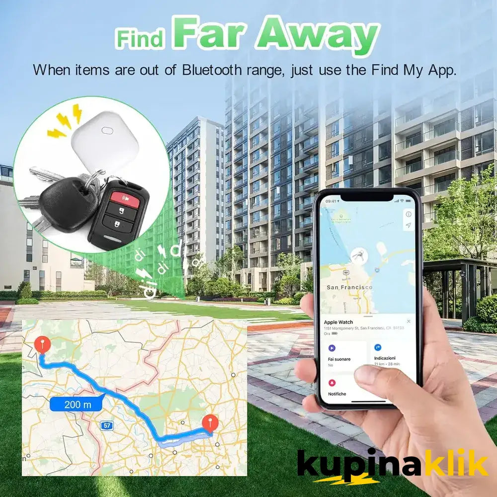 Smart Bluetooth Tracker za Apple uređaje Smart tag