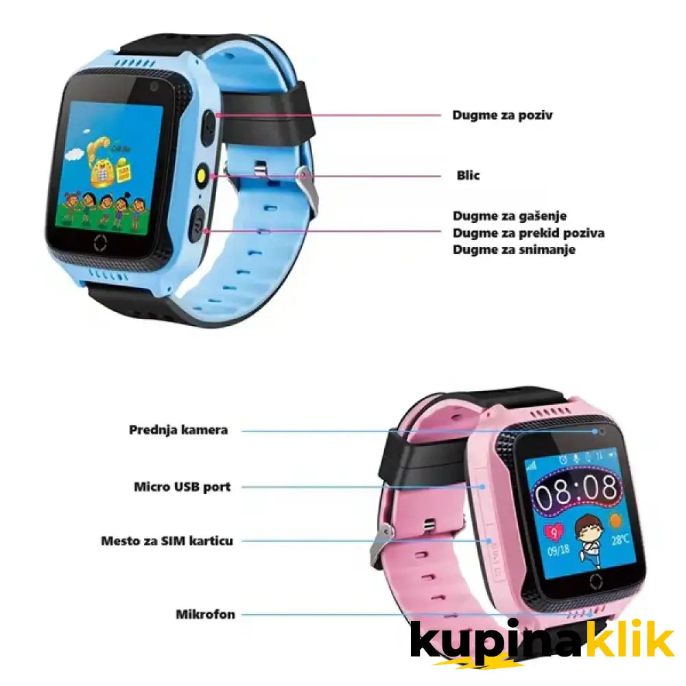 Smartić satić sa GPS-om - Smart watch za decu sa GPS