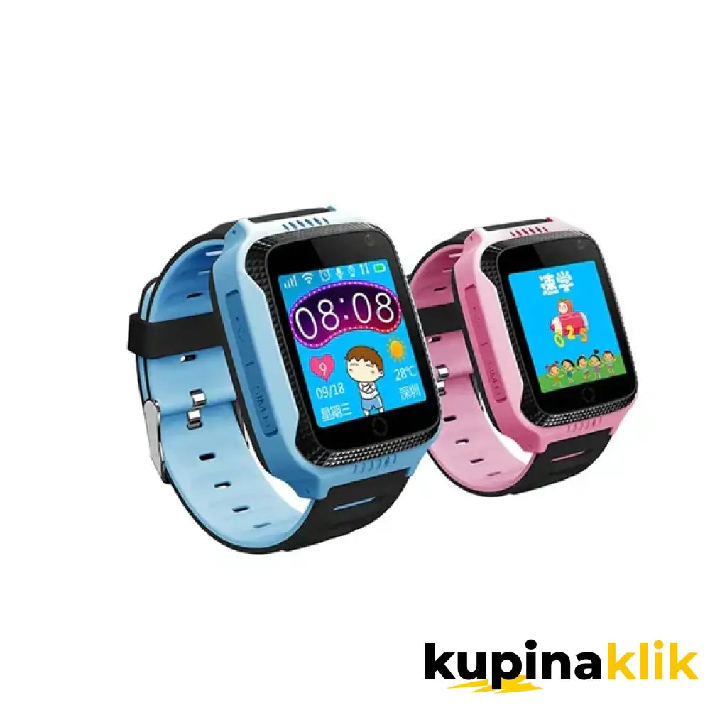 Smartić satić sa GPS-om - Smart watch za decu sa GPS Plava / Sa GPS-om