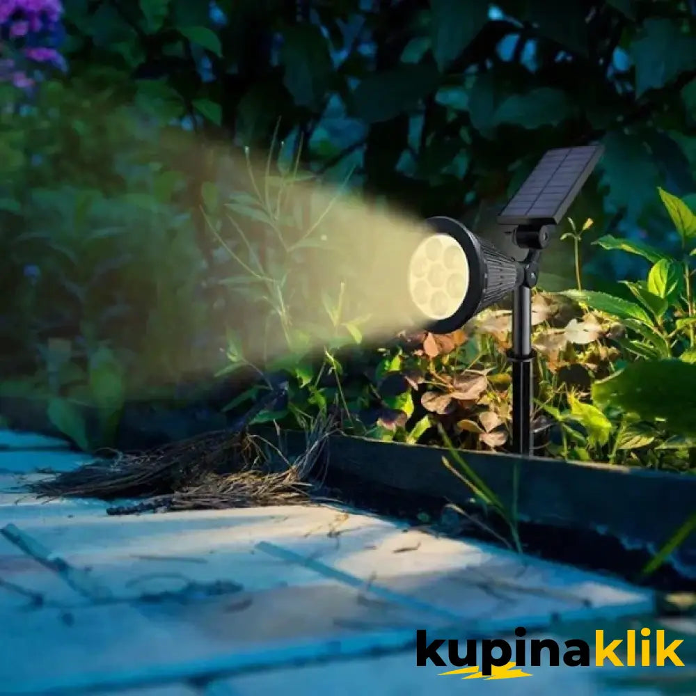 Solarna baštenska kolorna led lampa