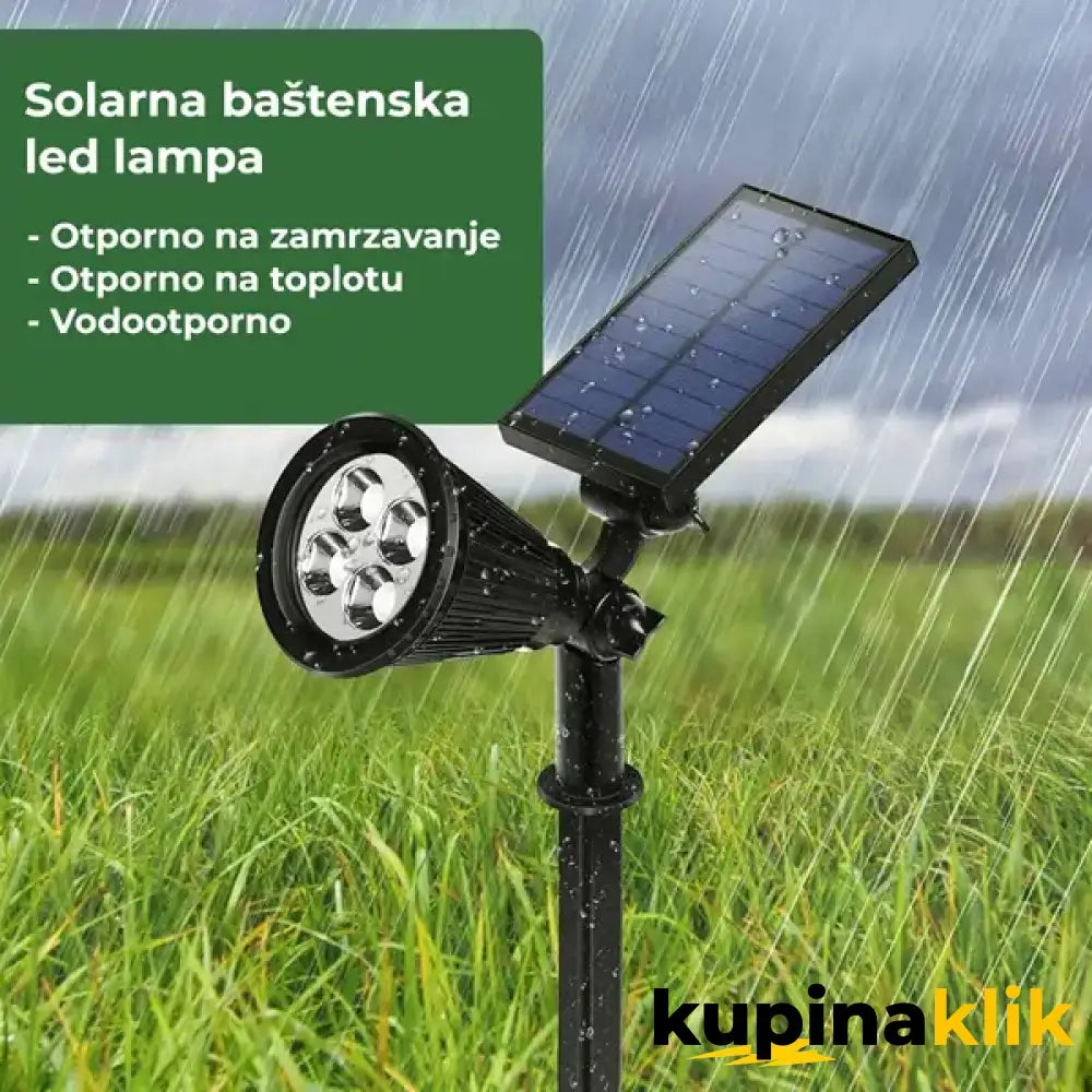 Solarna baštenska kolorna led lampa