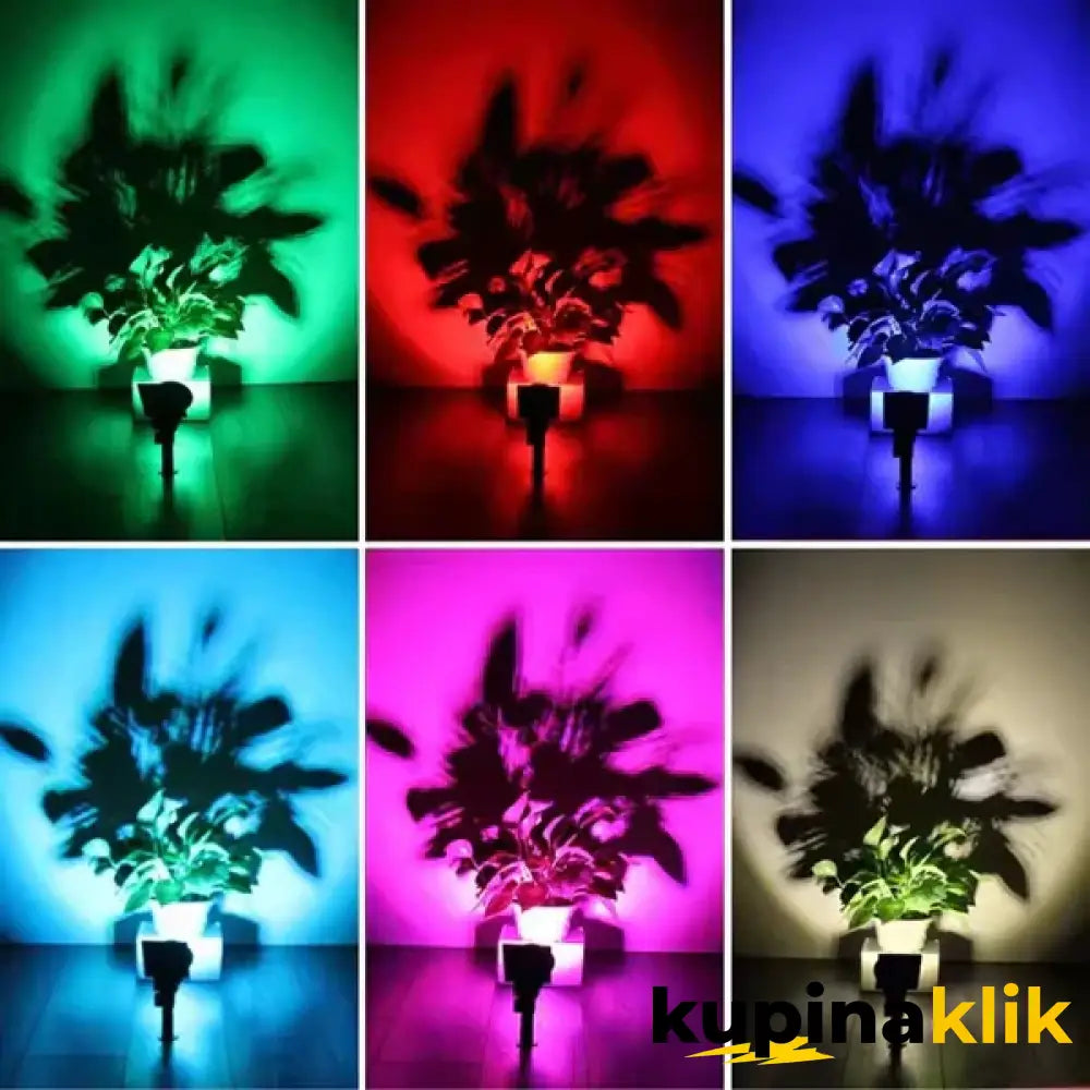 Solarna baštenska kolorna led lampa